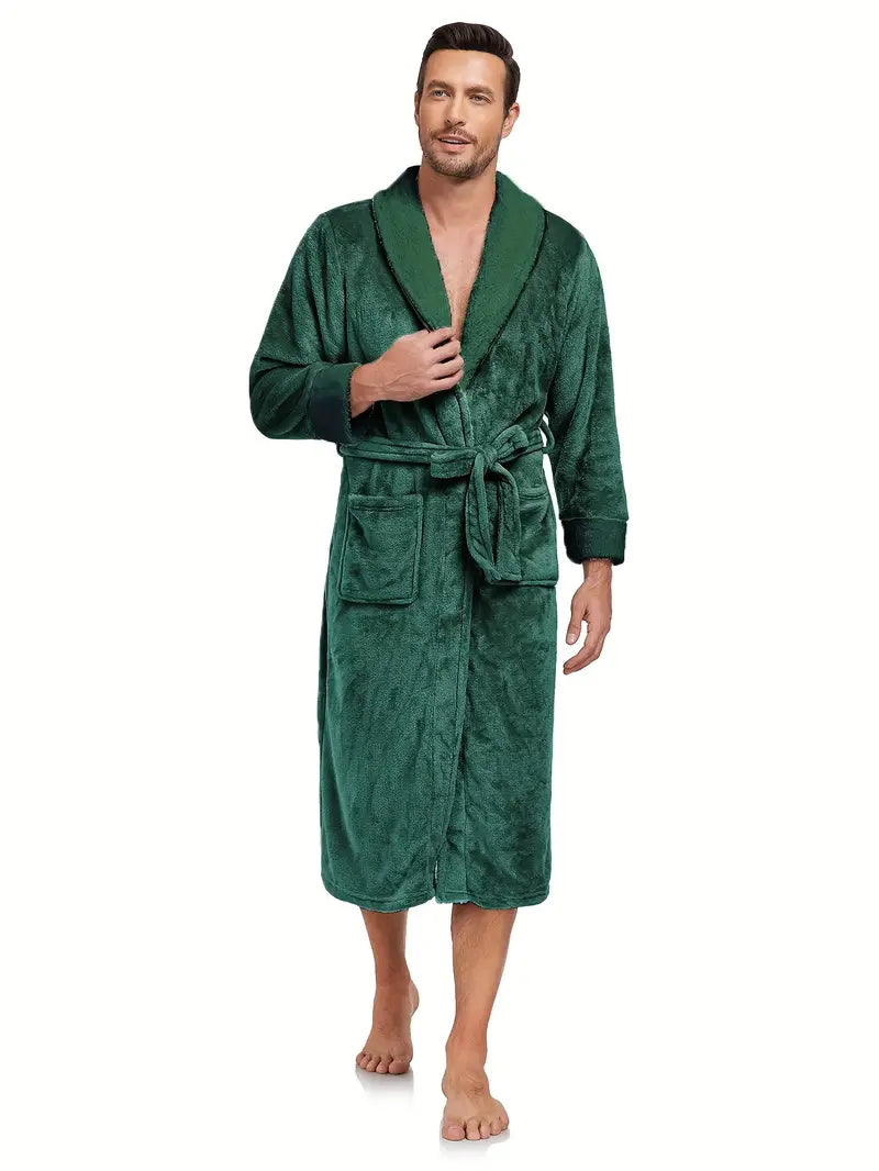 Peignoir Éponge Chaud Vert