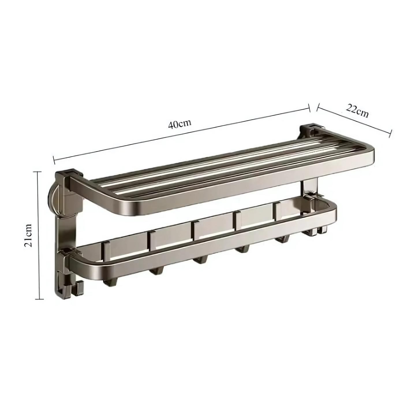 FlexiServ – Porte-serviettes mural sans perçage