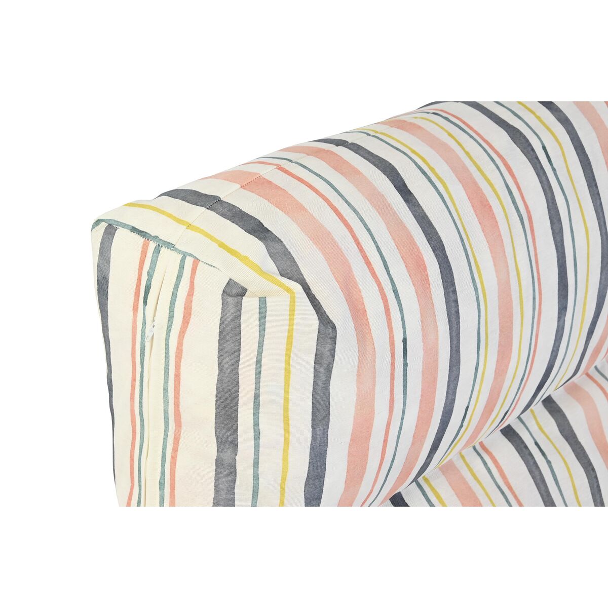 Coussin de palette pour jardin Multicouleurs Rayures 120 x 80 x 16 cm