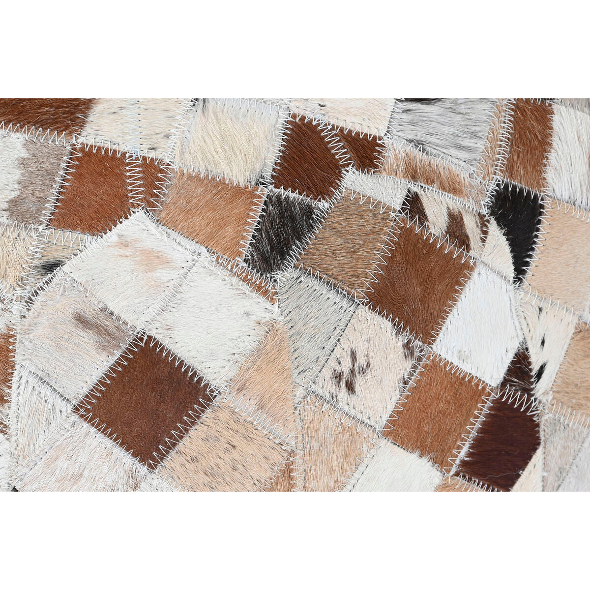Coussin pouf De Sol Beige Camel Colonial 48 x 48 x 35 cm