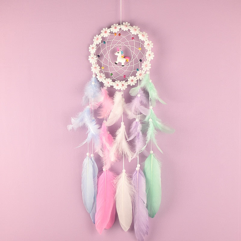 Attrape-rêves Fleur et Licorne Princesse