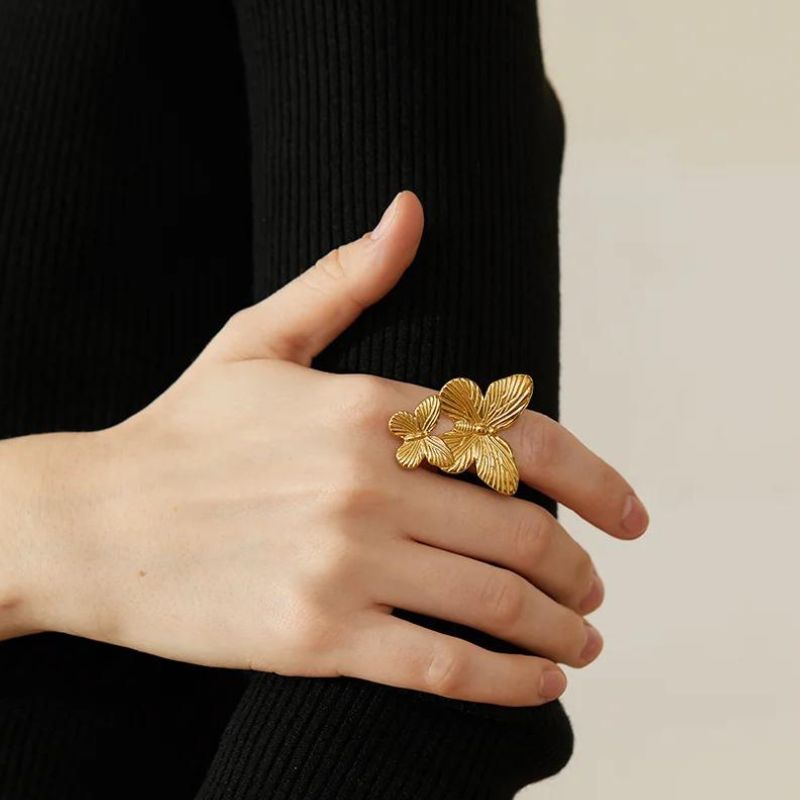 Bague Acier Inoxydable Ginger
