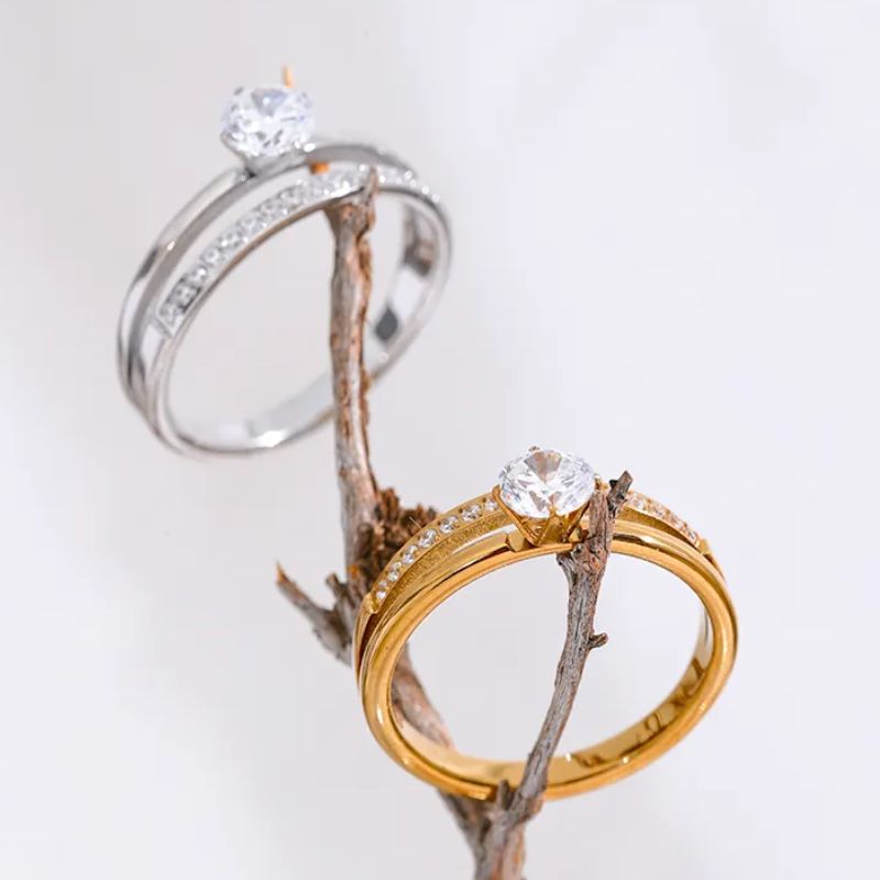 Bague Acier Inoxydable Zola