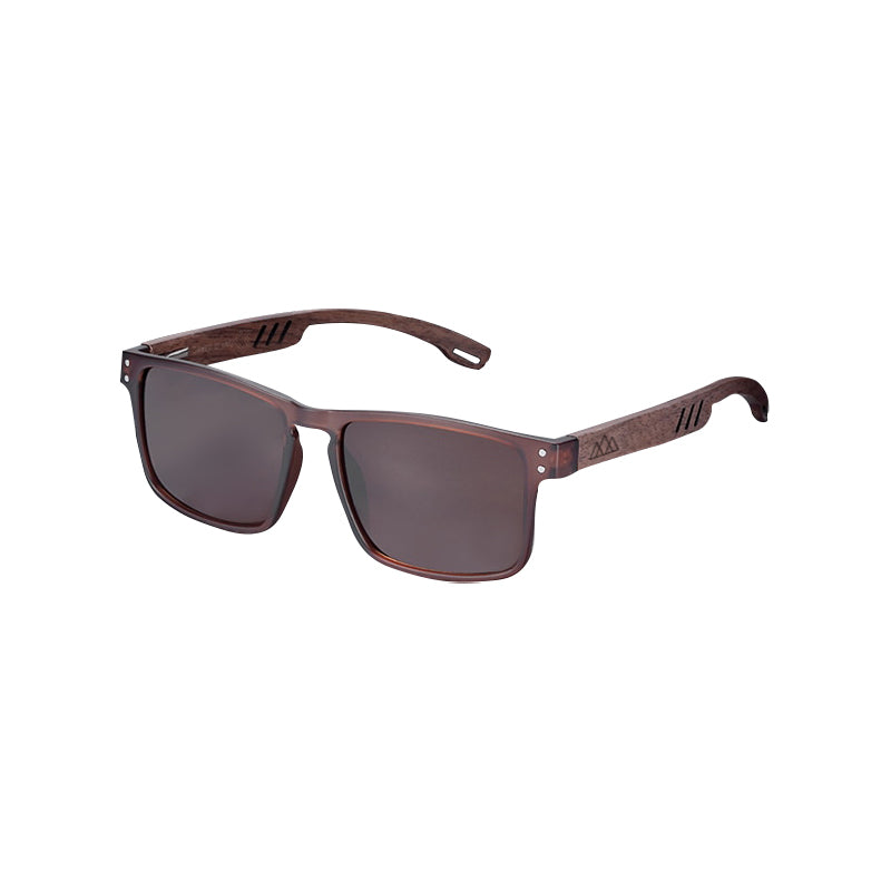 Lunettes de soleil en bois - Surf Brun