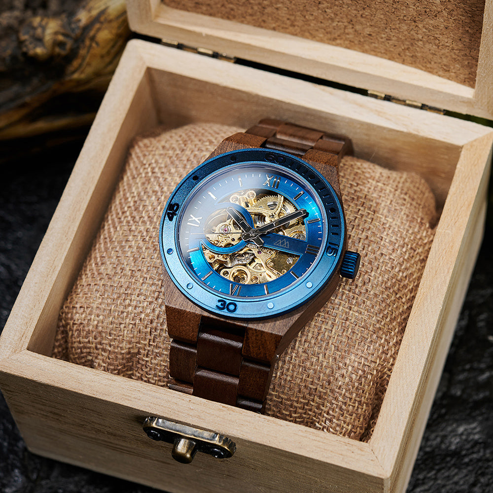 Montre Mécanique en Bois - Gareth
