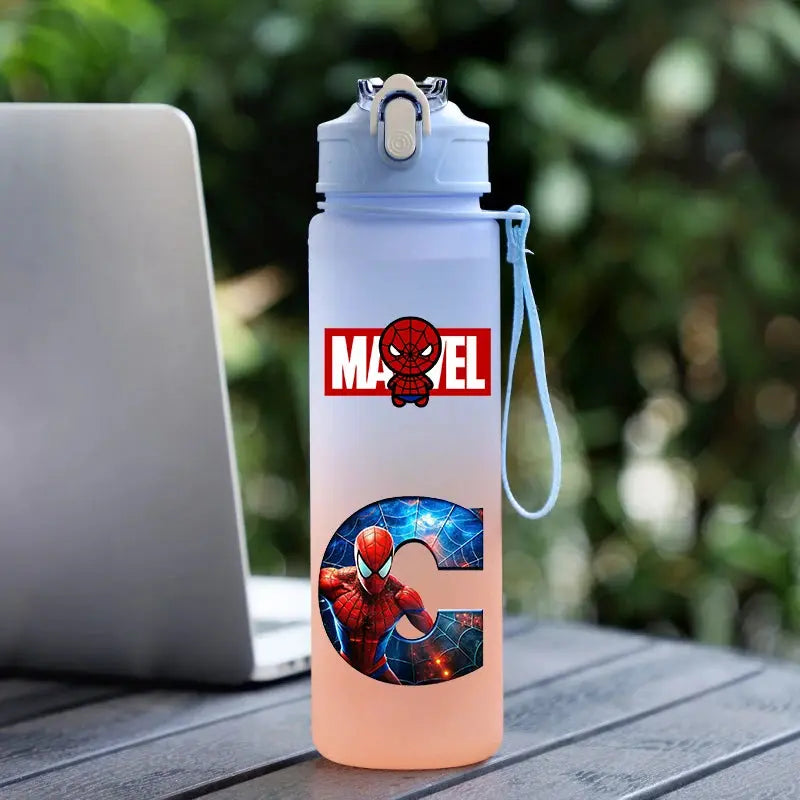 Gourde Spiderman 750ML (Lettre A-Z)