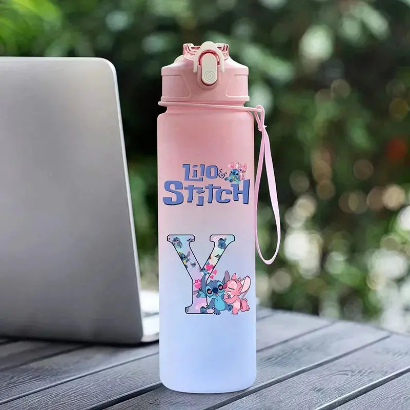 Bouteille d'Eau Stitch 750ML (Lettre A-Z)