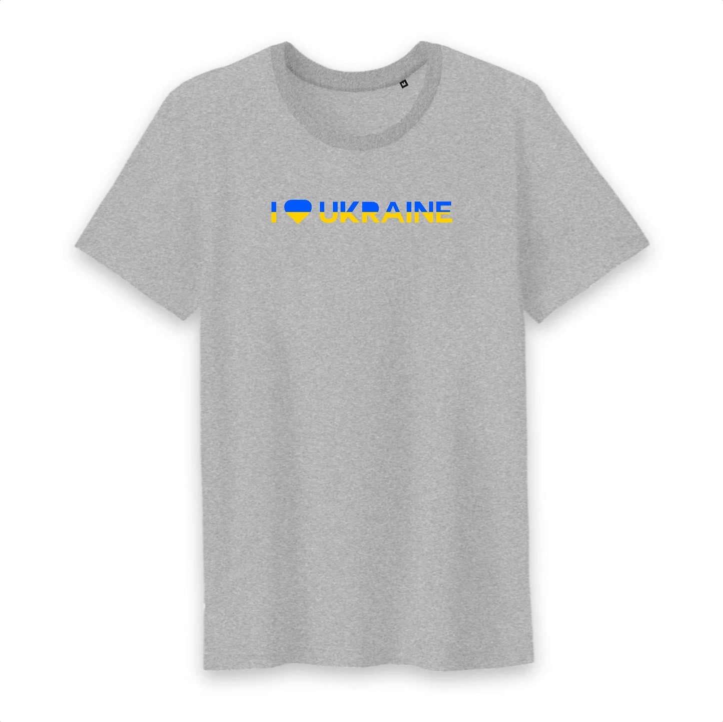 T shirt homme col rond I Love Ukraine