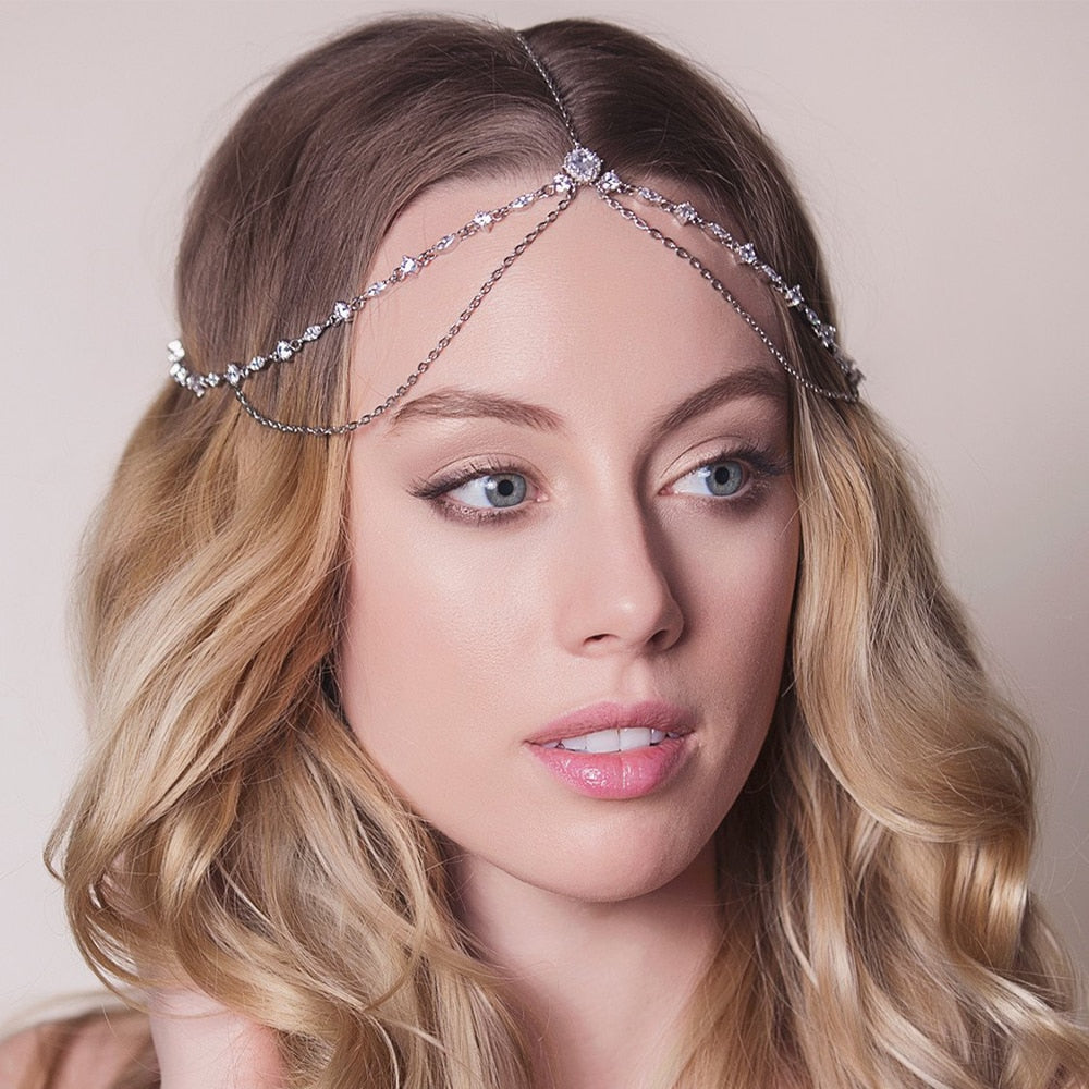 Front Bijoux de Tête Mariage