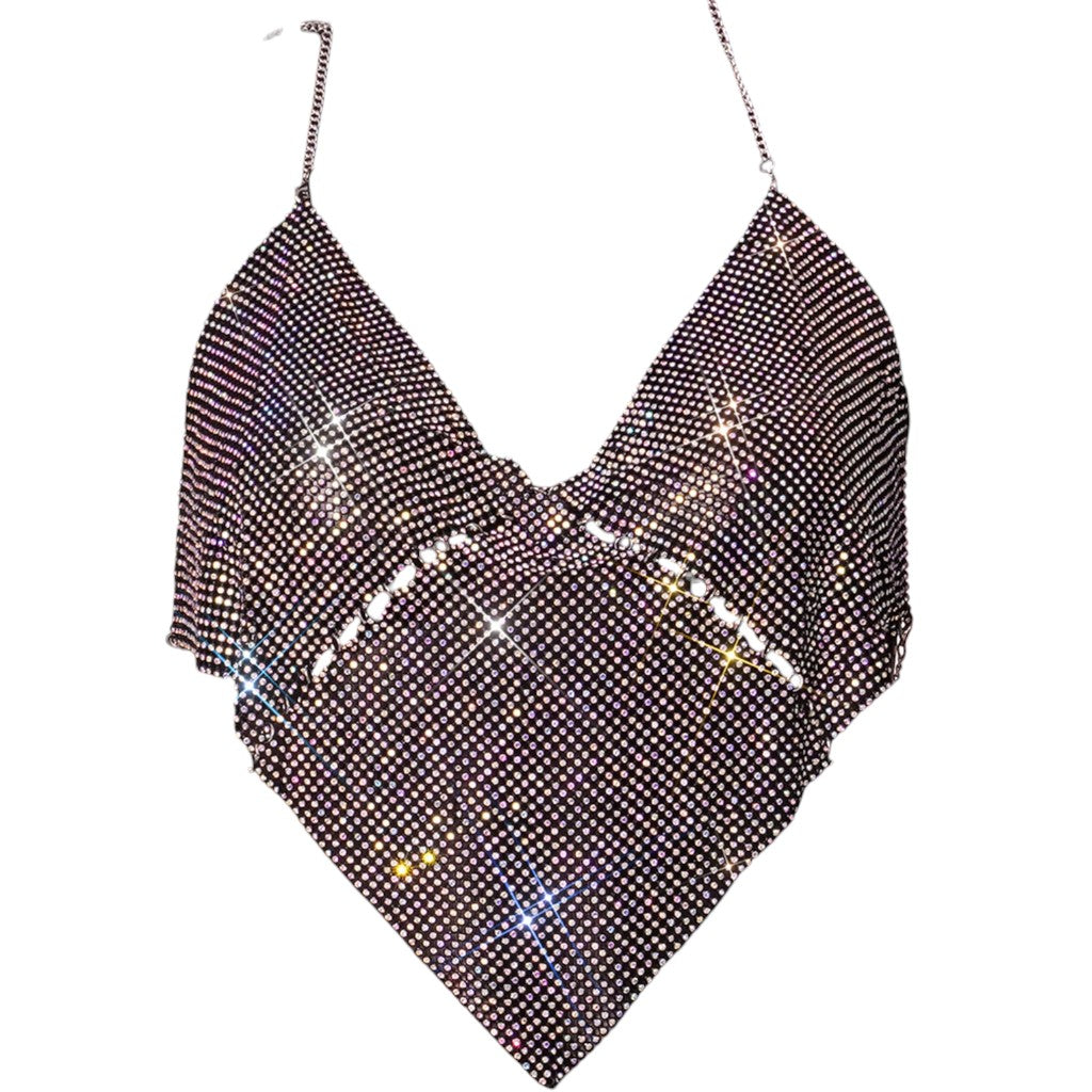 Women triangle crop top