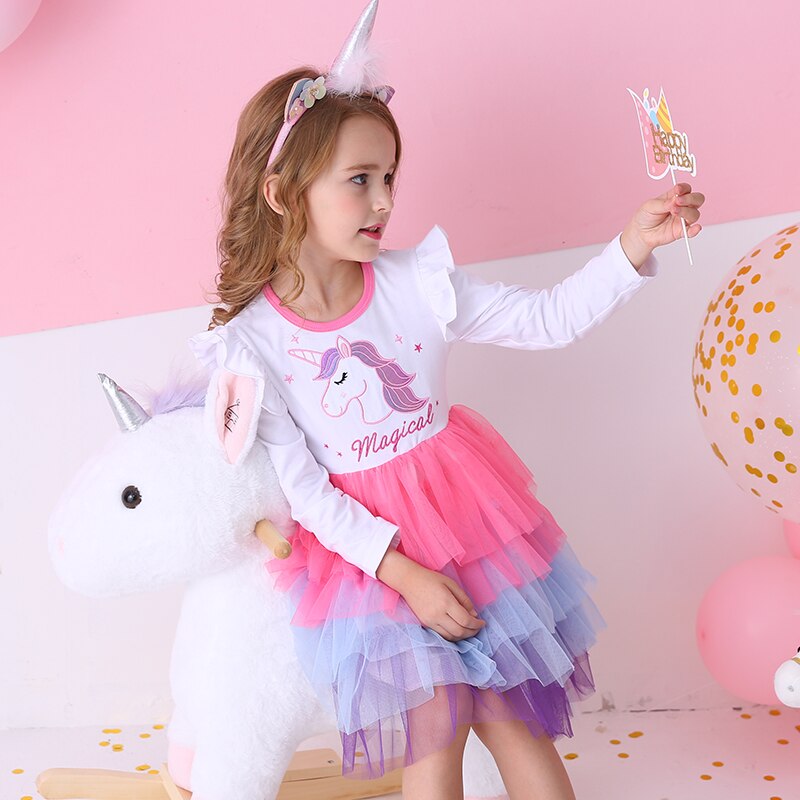 Robe Princesse Fille Multicolore