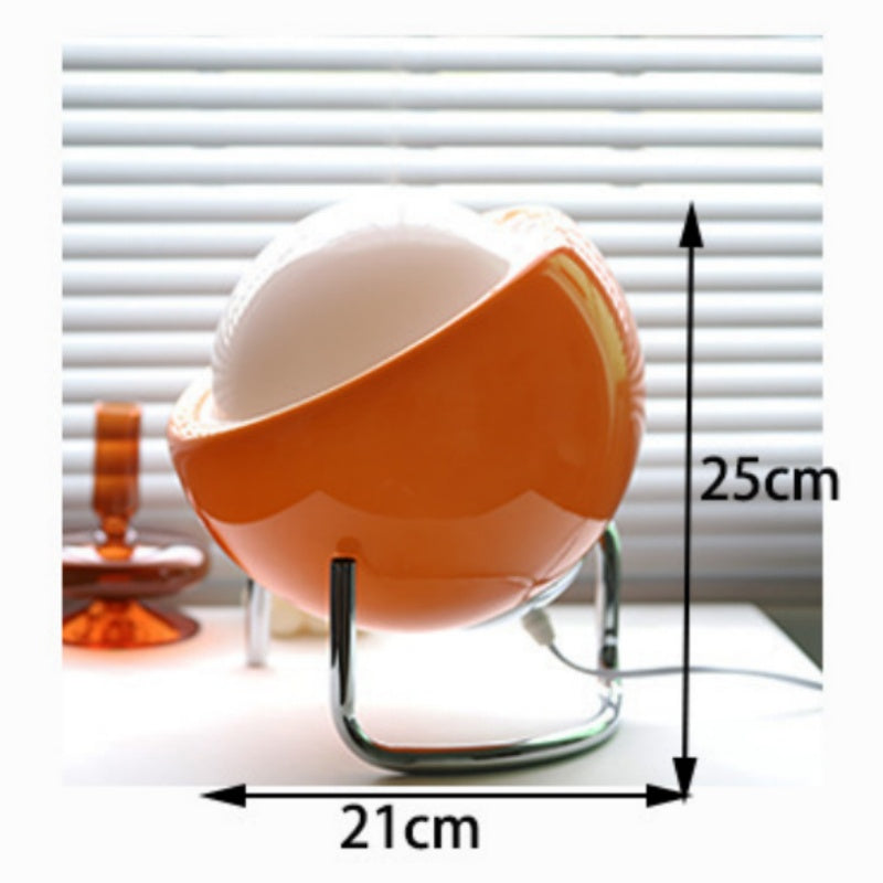 Lampe de Table Bauhaus Médiévale Intérieure - Design Rétro avec Éclairage LED