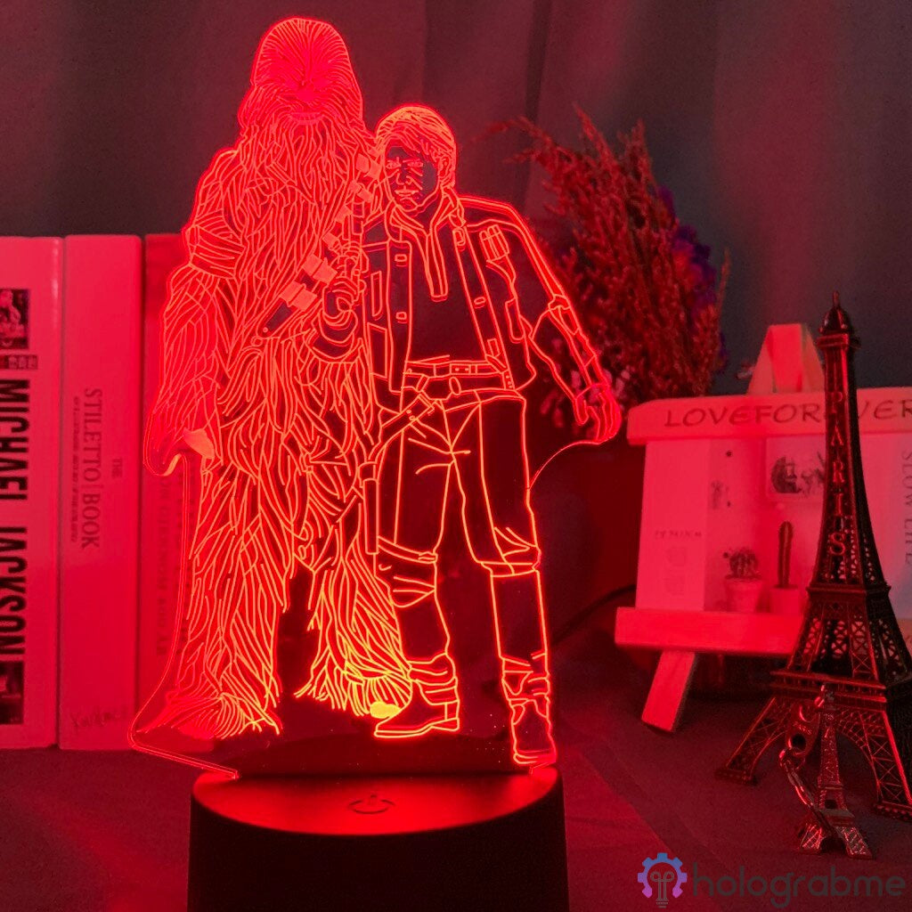 Lampe Star Wars Han Solo Chewbacca