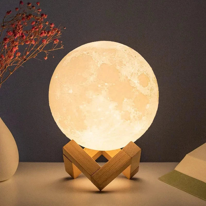 Lampe de Nuit LED Lunaire