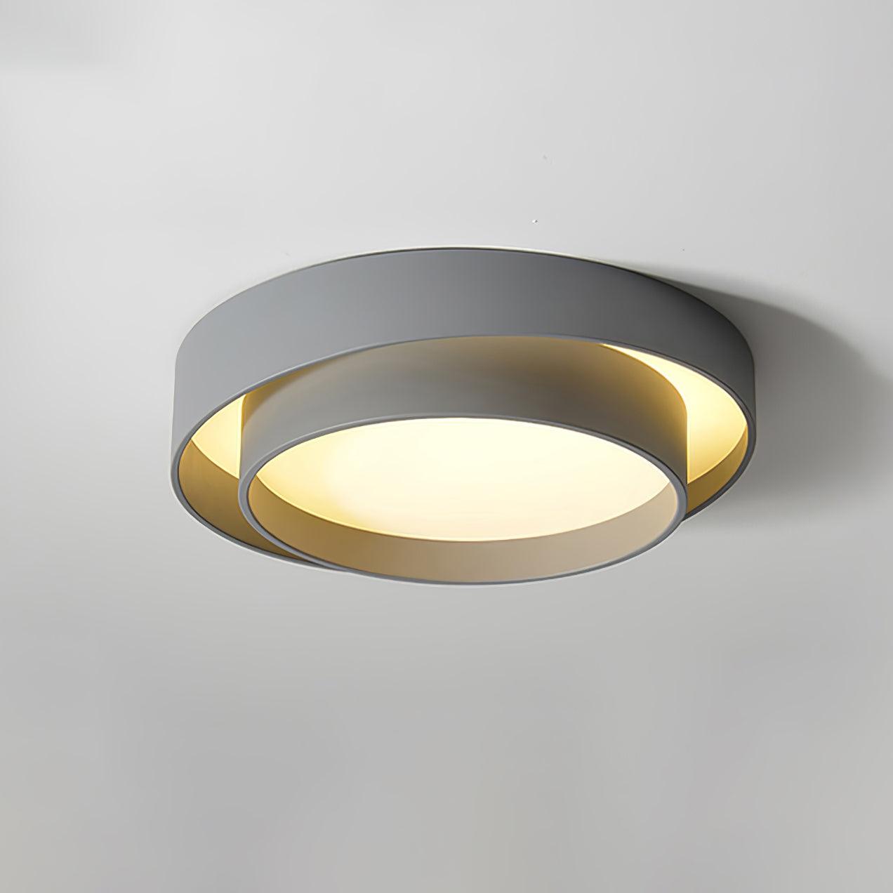 Plafonnier Moderne à LED - Design Cylindrique Élégant et Intégré