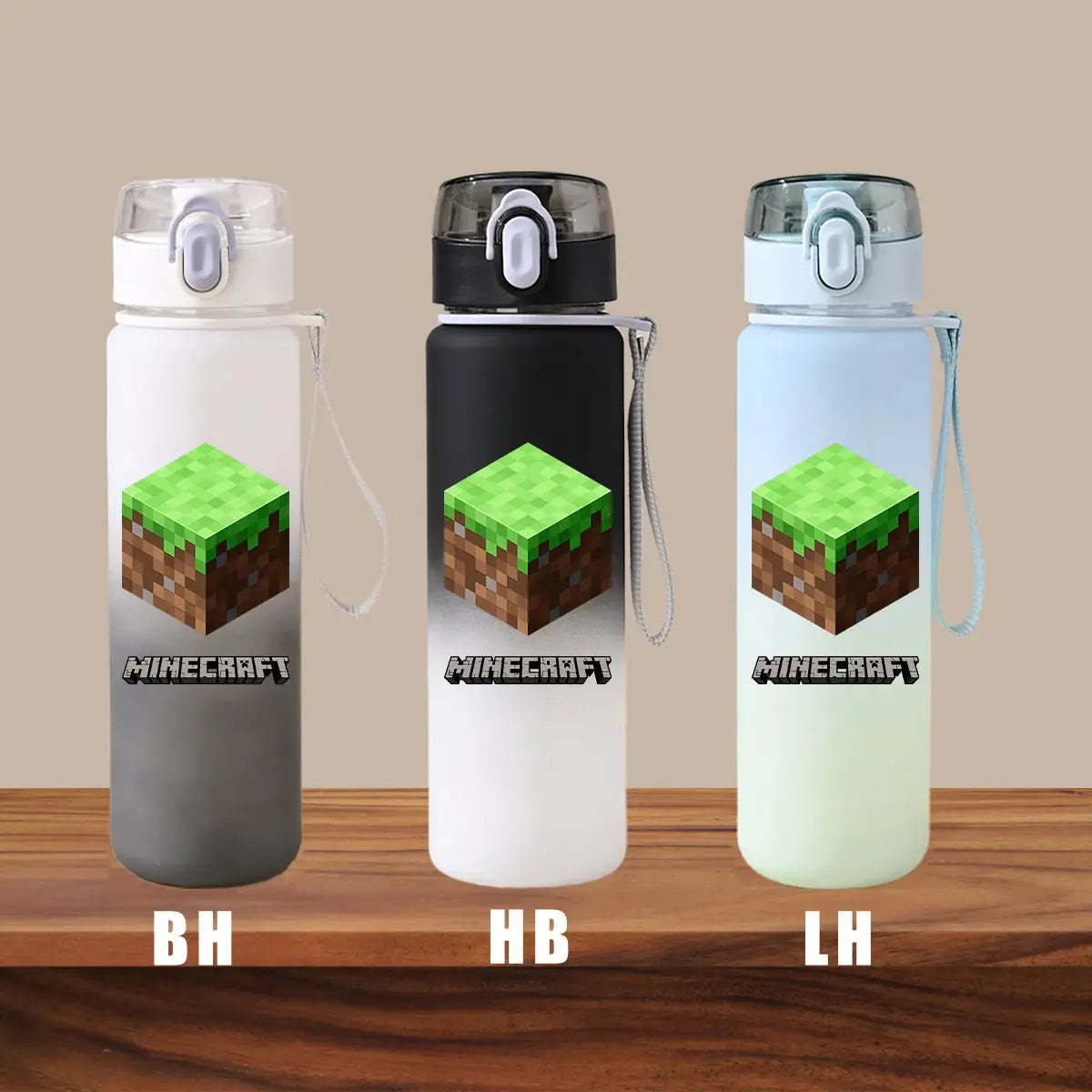 Gourde d'Eau Minecraft 550ml