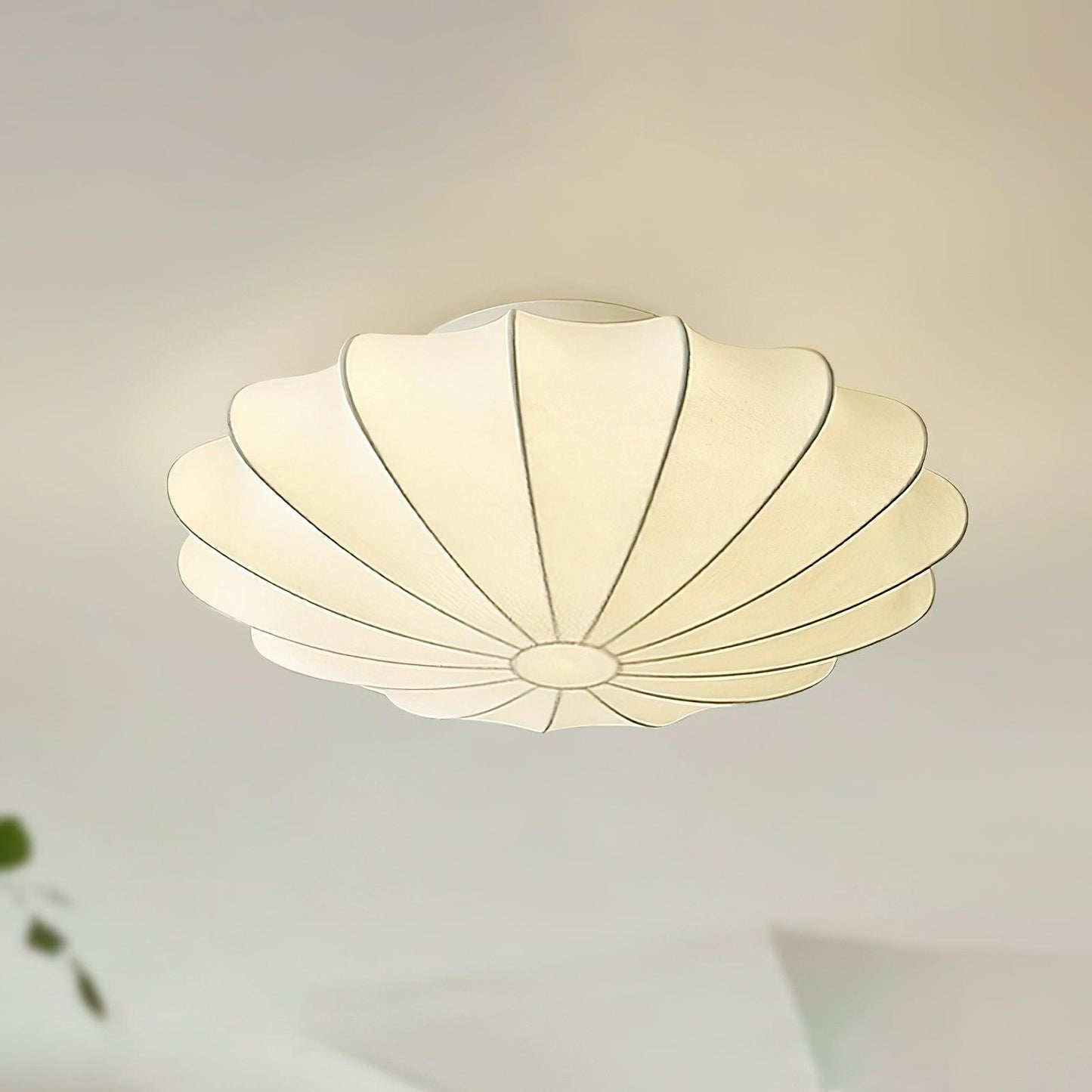 Plafonnier Design Inspiré des Coquillages - Éclairage Moderne en Métal et Polymères