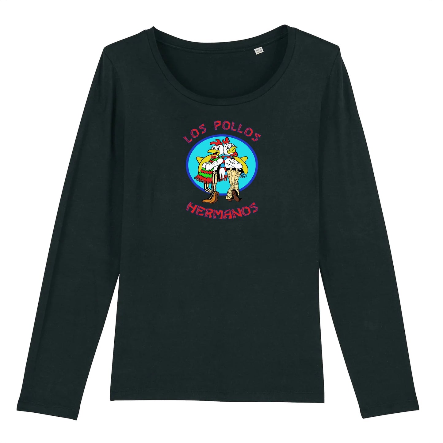 T shirt Manches longues Femme Los pollos hermanos frères poulets