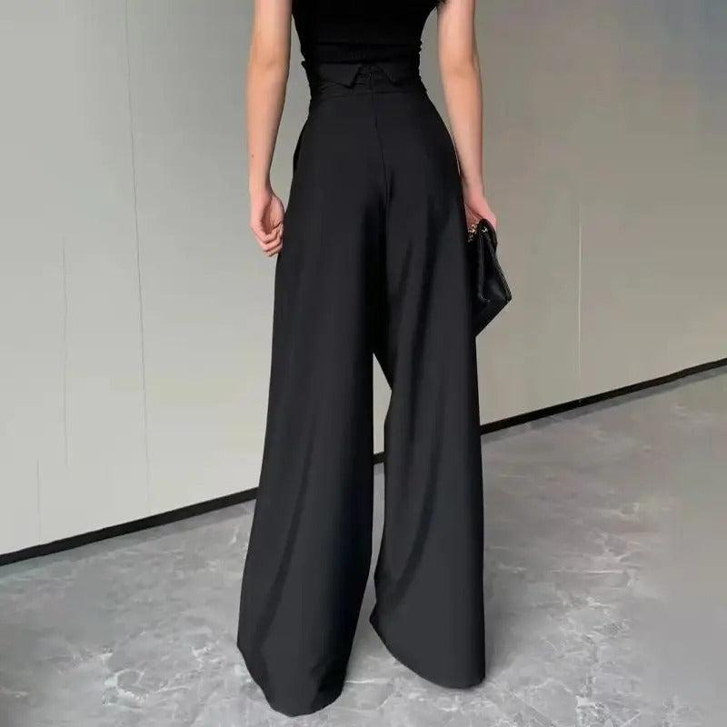 Pantalon fluide noir