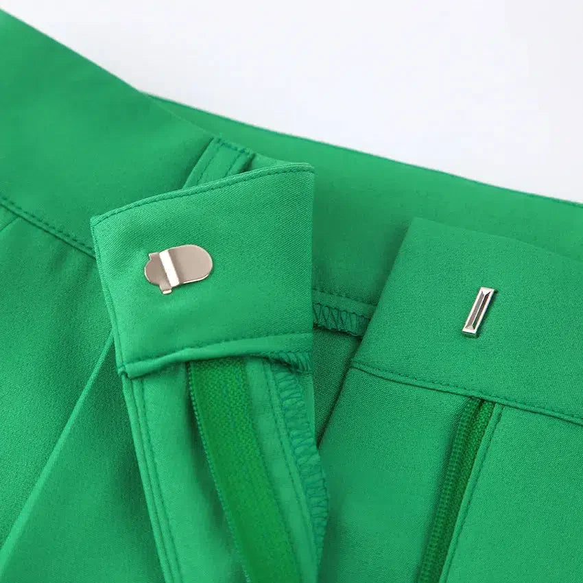 Pantalon fluide vert