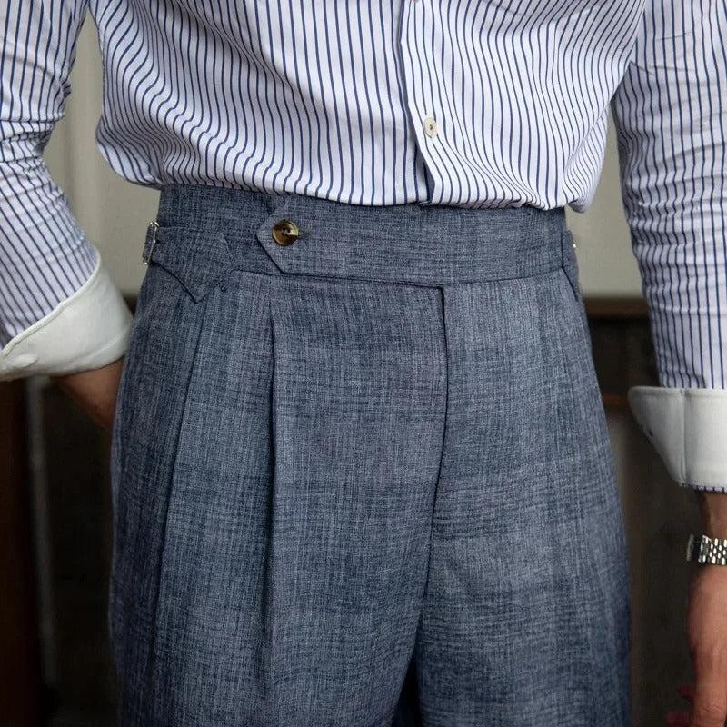 Pantalon tweed homme