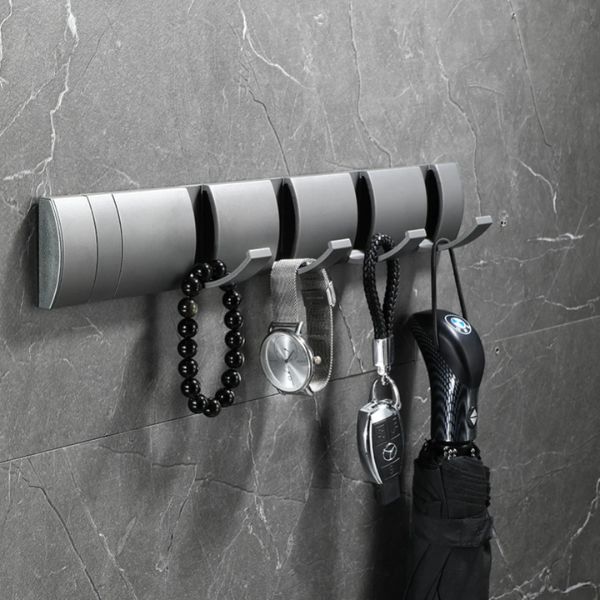 Porte manteau chambre gris