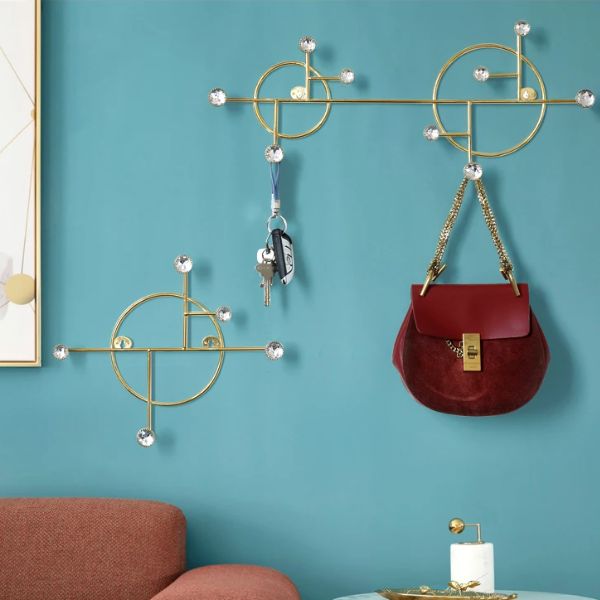 Porte manteau or