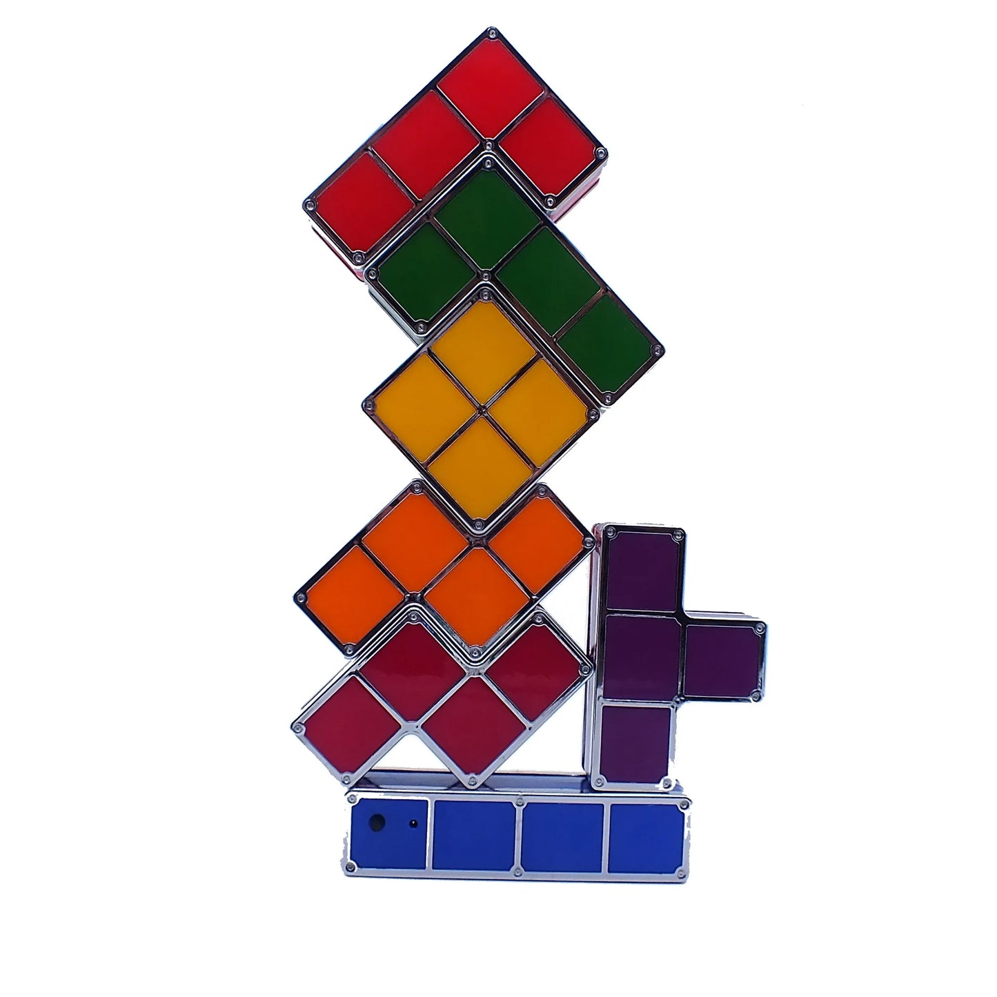 Lampe de Chevet Puzzle 3D Coloré