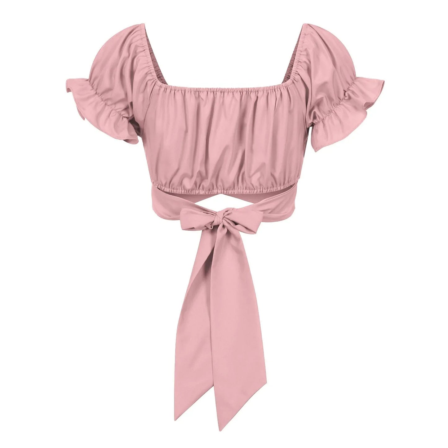 Crop top rose poudré