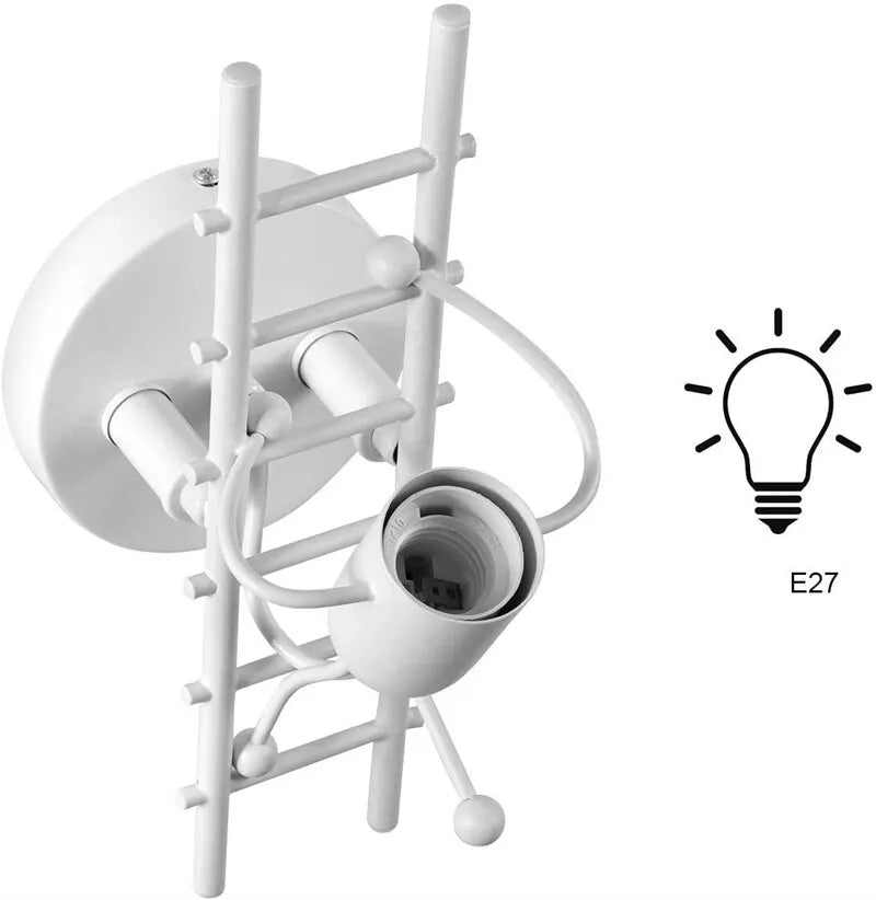 Lampe de chevet Murale Moderne Humanoïde