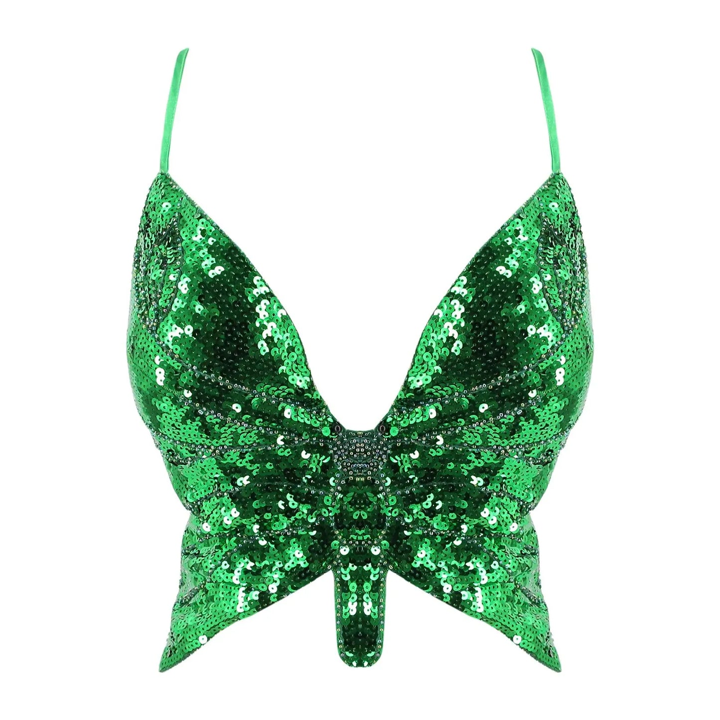 Women papillon crop top