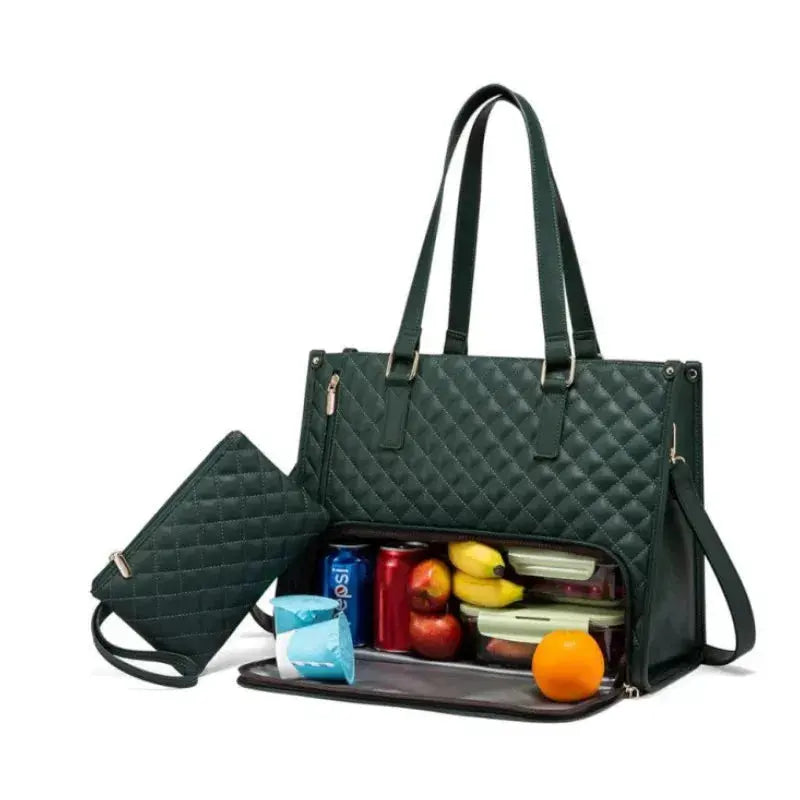 Sac Lunch Box Isotherme Repas Femme (Kaki)