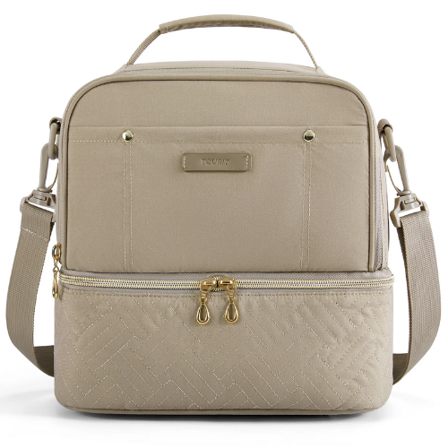Sac Isotherme Kaki Double Compartiment