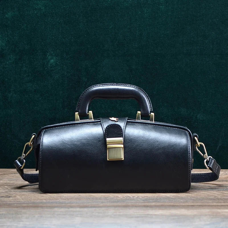 Sac cuir vintage italien-Old Money