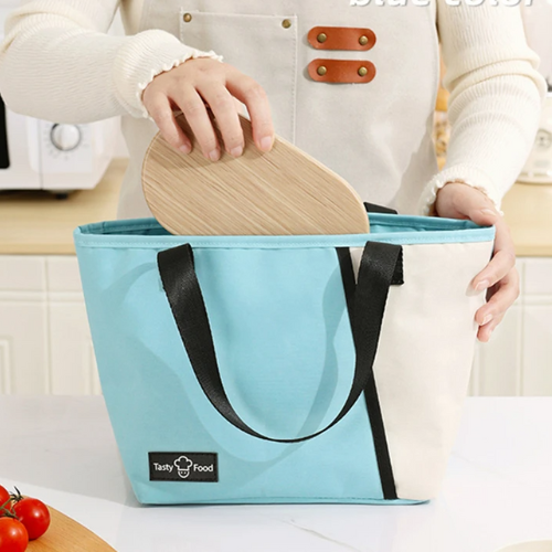 Lunch Bag Isotherme Bleu à Main