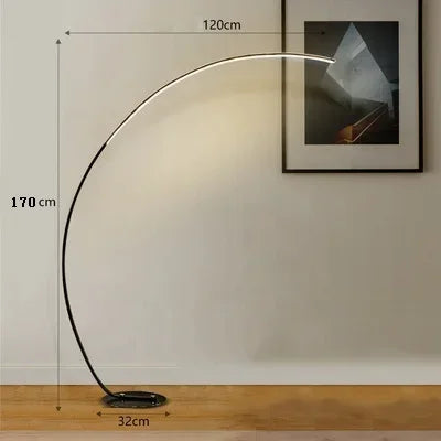 Lampe de Chevet Lampadaire Nordique d'Angle Luxueux