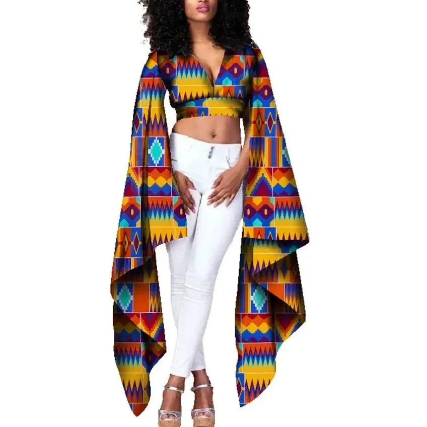 Crop top africain women