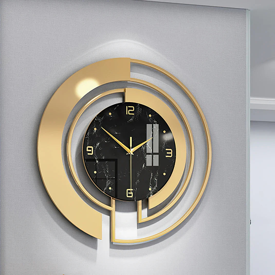 Horloge Murale Dorée