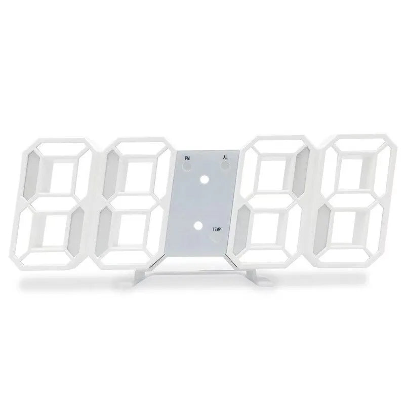 Lampe de Chevet LED avec Réveil 3D