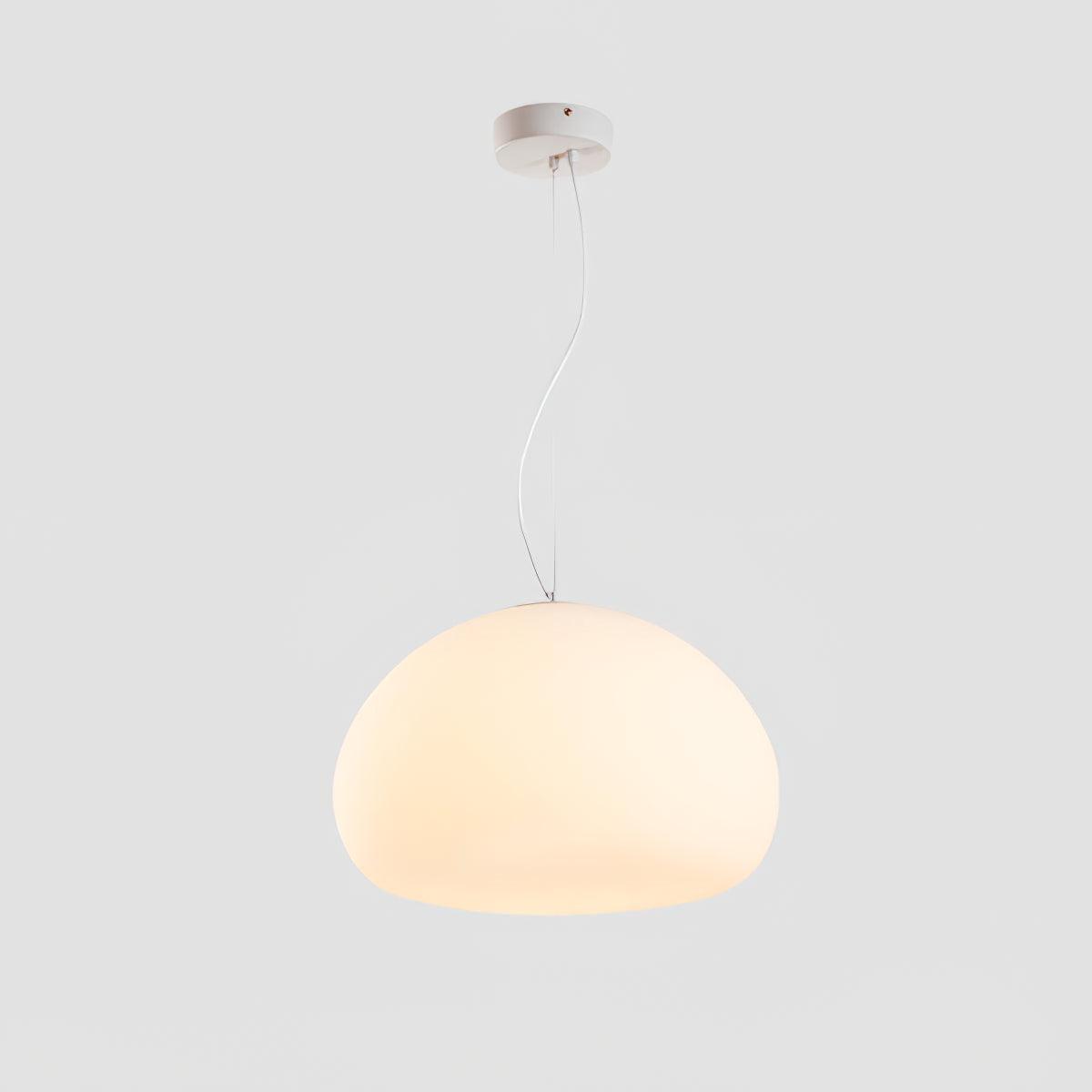 Suspension Steamed Bun - Éclairage Moderne en Verre pour Une Ambiance Chaleureuse