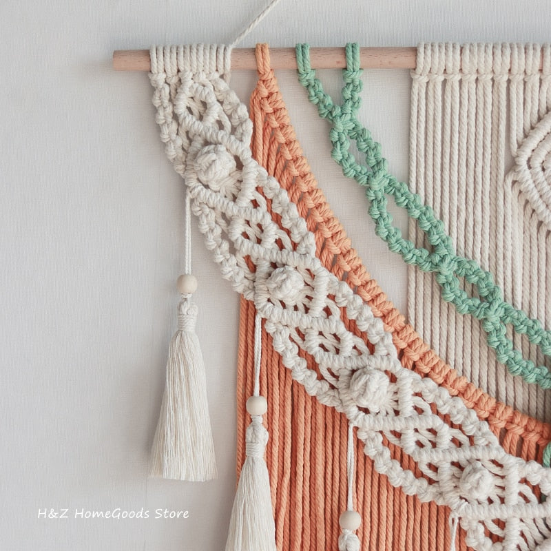 Attrape-rêves Boho aux Couleurs Basques