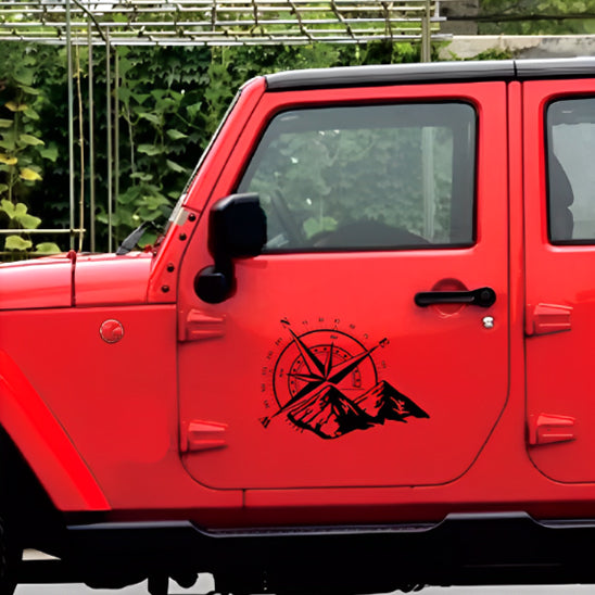 AUTOCOLLANT VOITURE CARROSSERIE | Compass Stick™