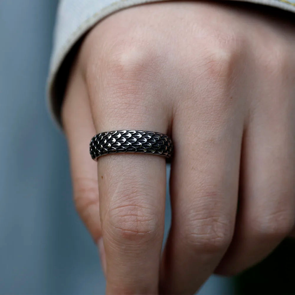 Bague argent japonaise homme