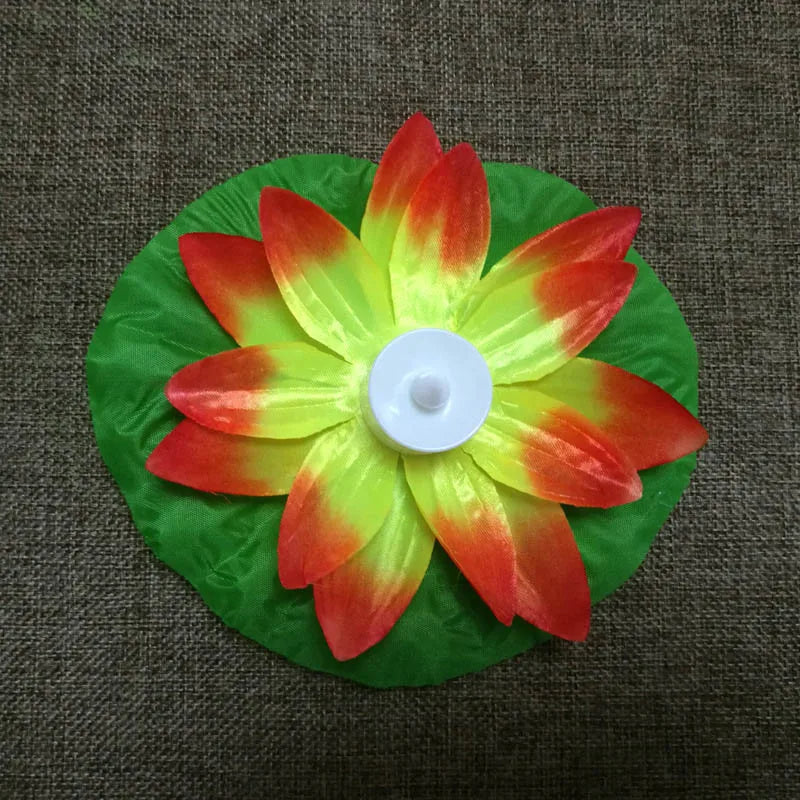 Bougie LED Flottante en Forme de Fleur de Lotus