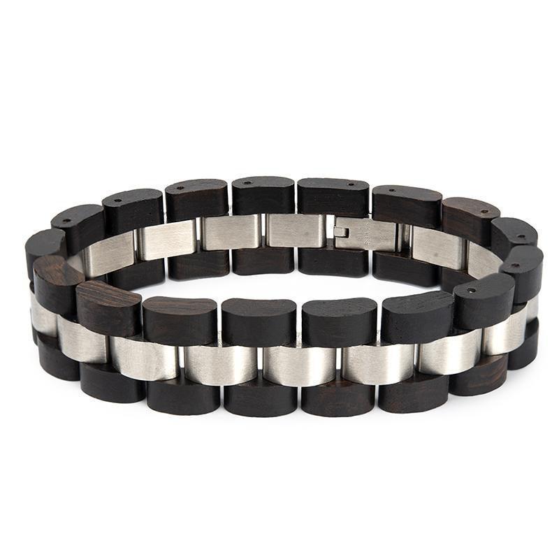 Bracelet en bois homme - Black