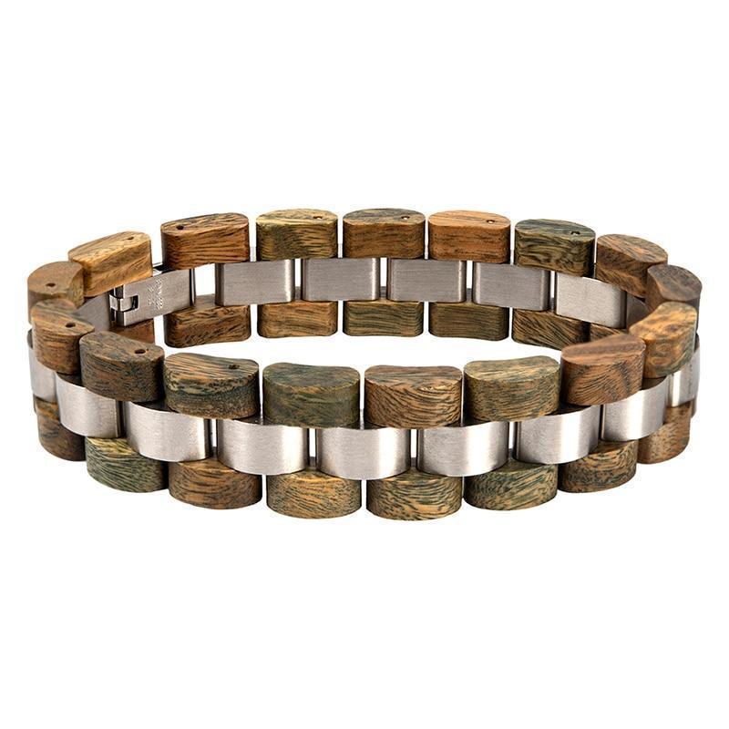 Bracelet en bois homme - Nature
