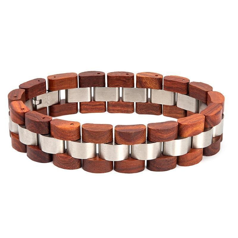 Bracelet en bois homme - Santal