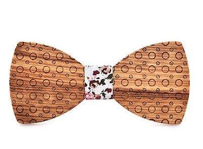 8 Coffret Noeud Papillon Bois - Sixties