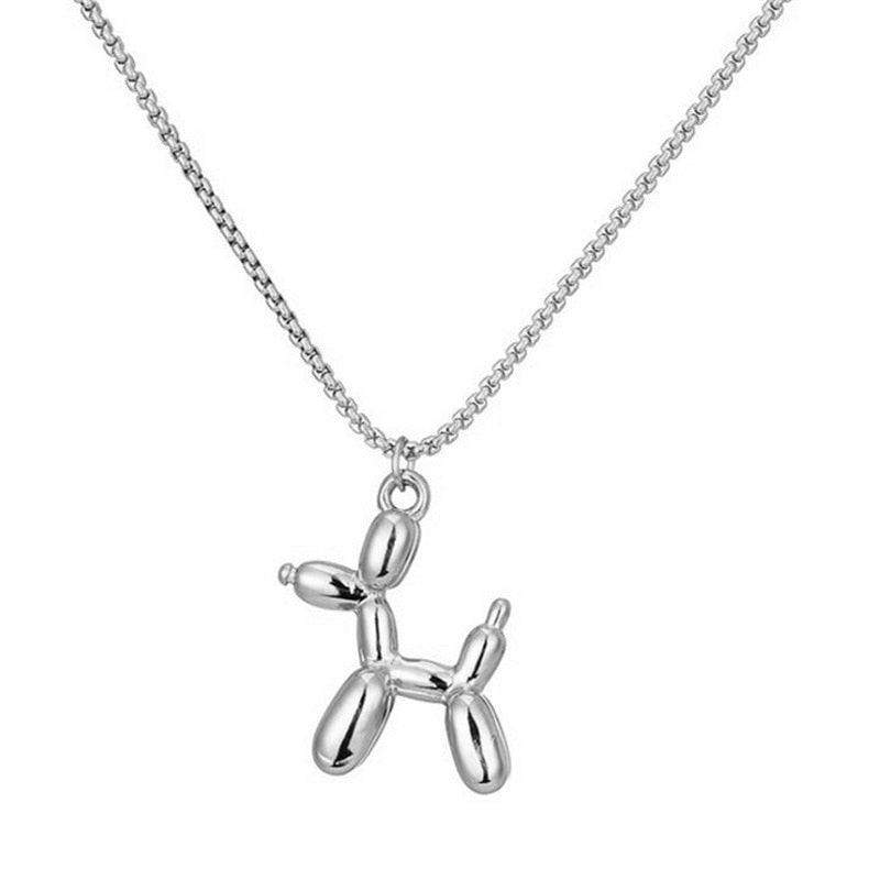 Collier pendentif chien ballons - MonPendentif