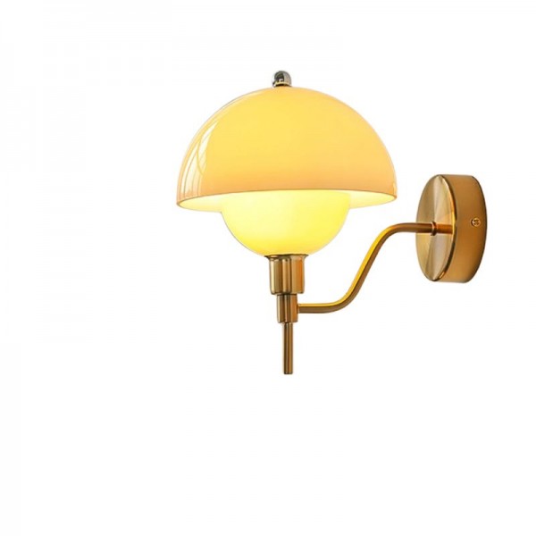 Applique Murale Design Champignon Crème – Élégance Naturelle et Ambiance Chaleureuse